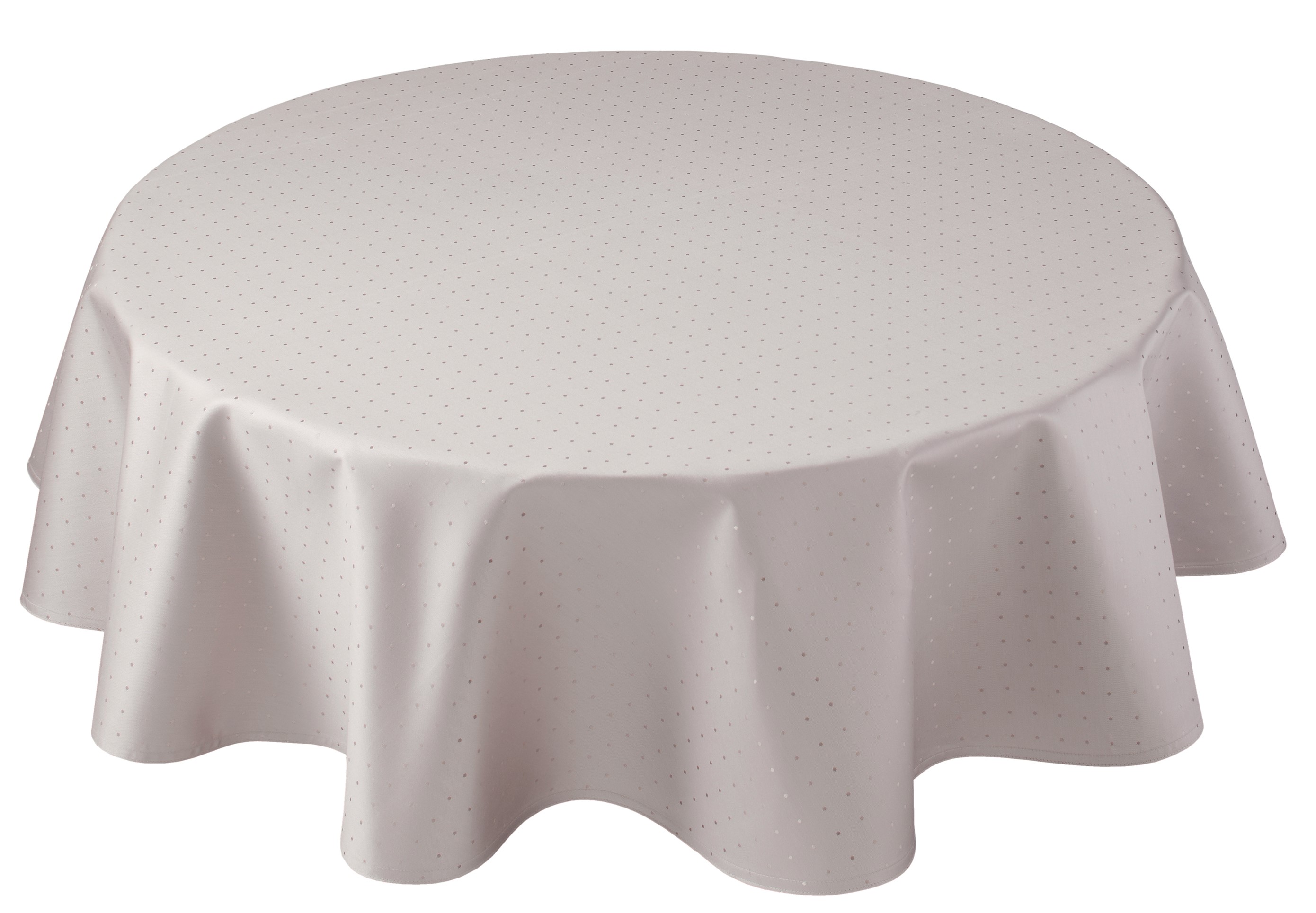 Tischtuch rund Dunstgrau