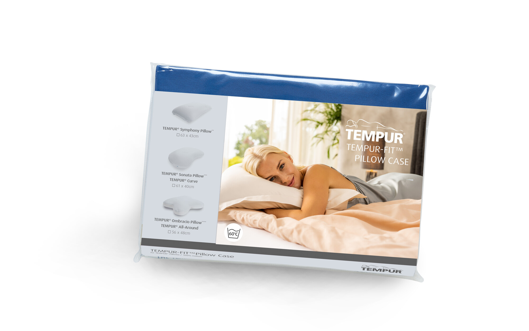 TEMPUR® Jersey Spannbezug für Original/ErgoPlus/Shape Queen Schlafkissen