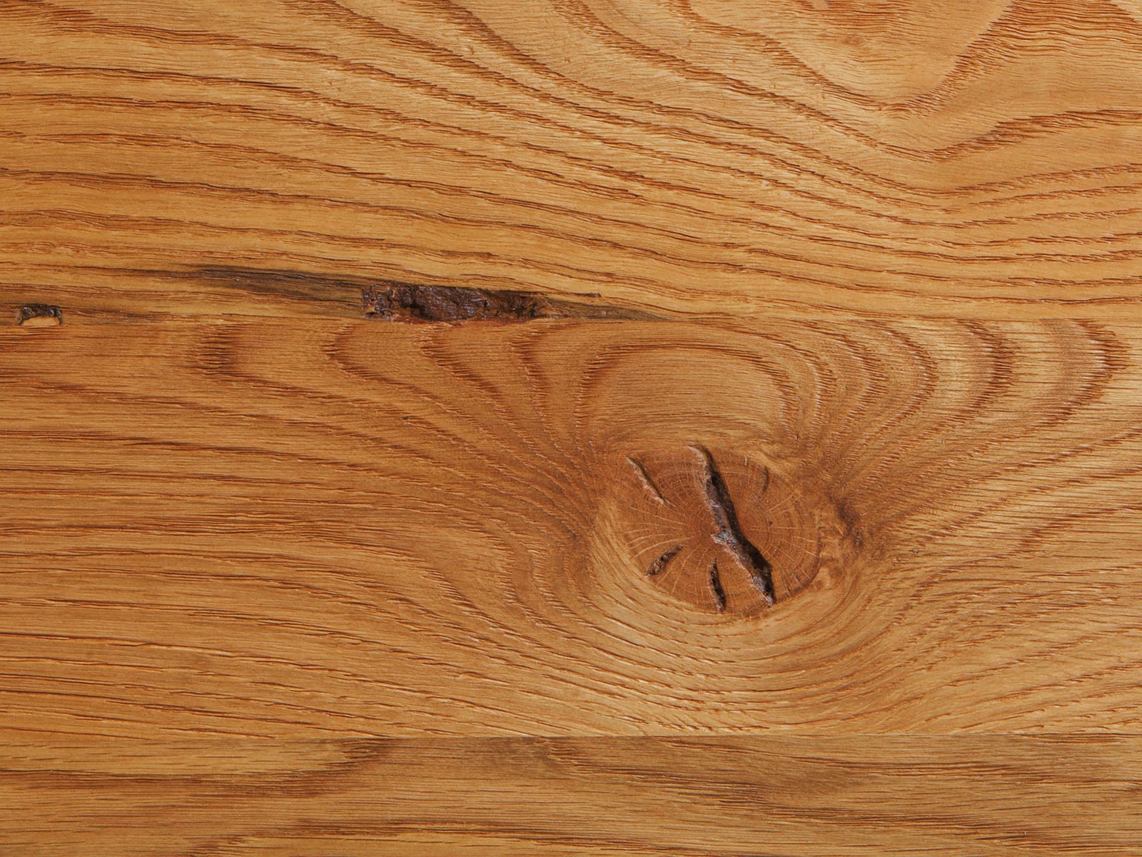 Wildeiche natur, gebürstet, geölt