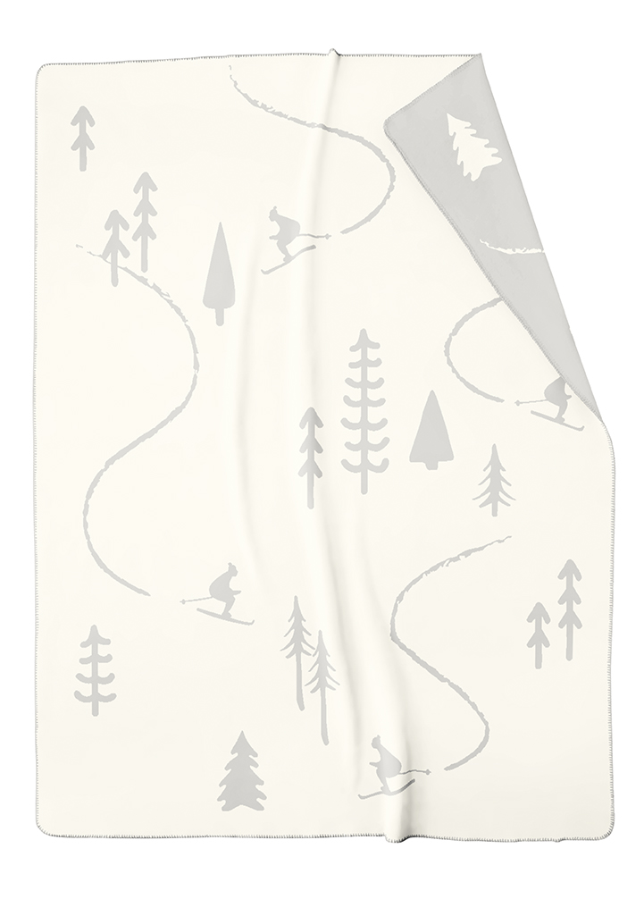 Cawö "Skifahrer" Wohndecke (Winter Edition)