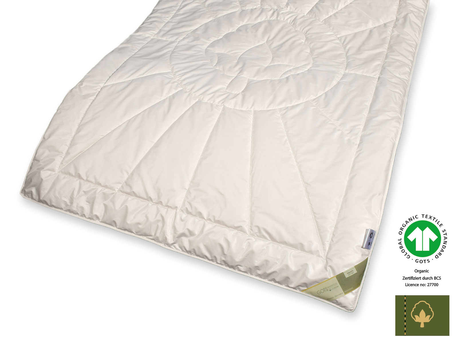Bio-Cotton GOTS organic Extra-Leichtsteppbett