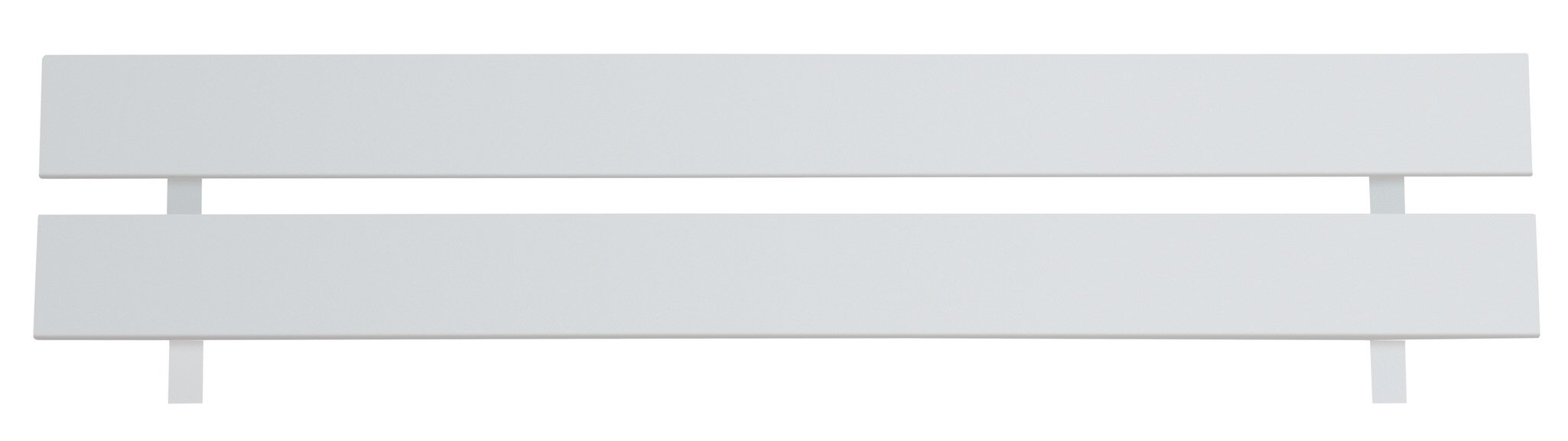 Weiß deckend, lackiert, MDF