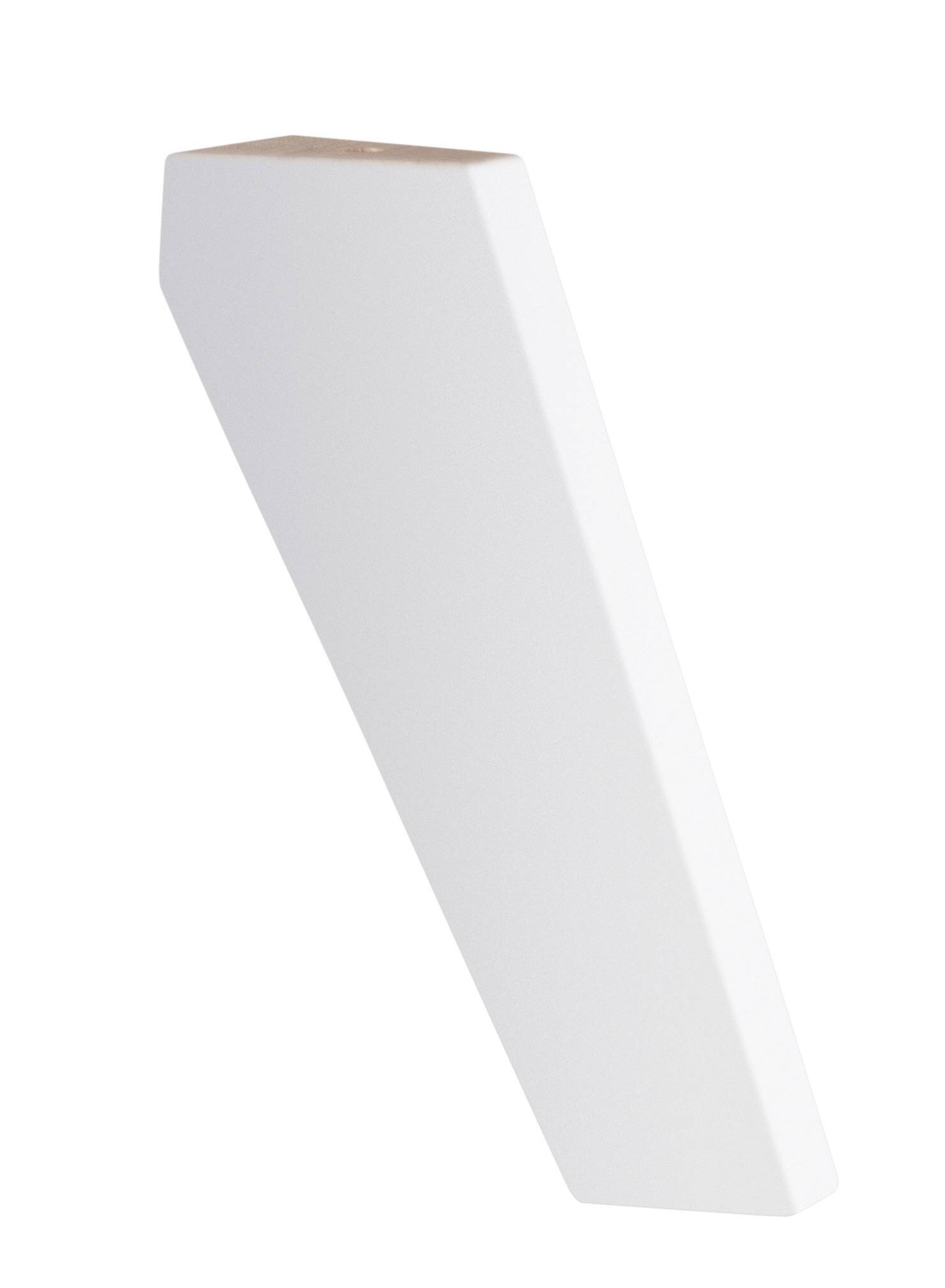 Buche Weiss deckend, lackiert