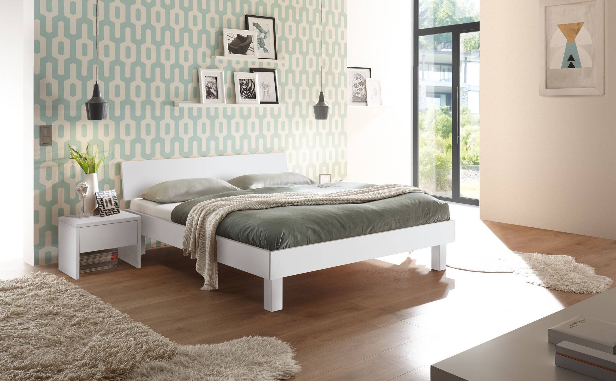 Weiss deckend, lackiert, MDF