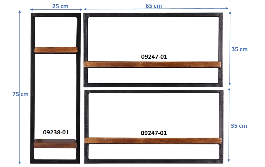 B x T x H: ca. 95 x 25 x 75 cm
