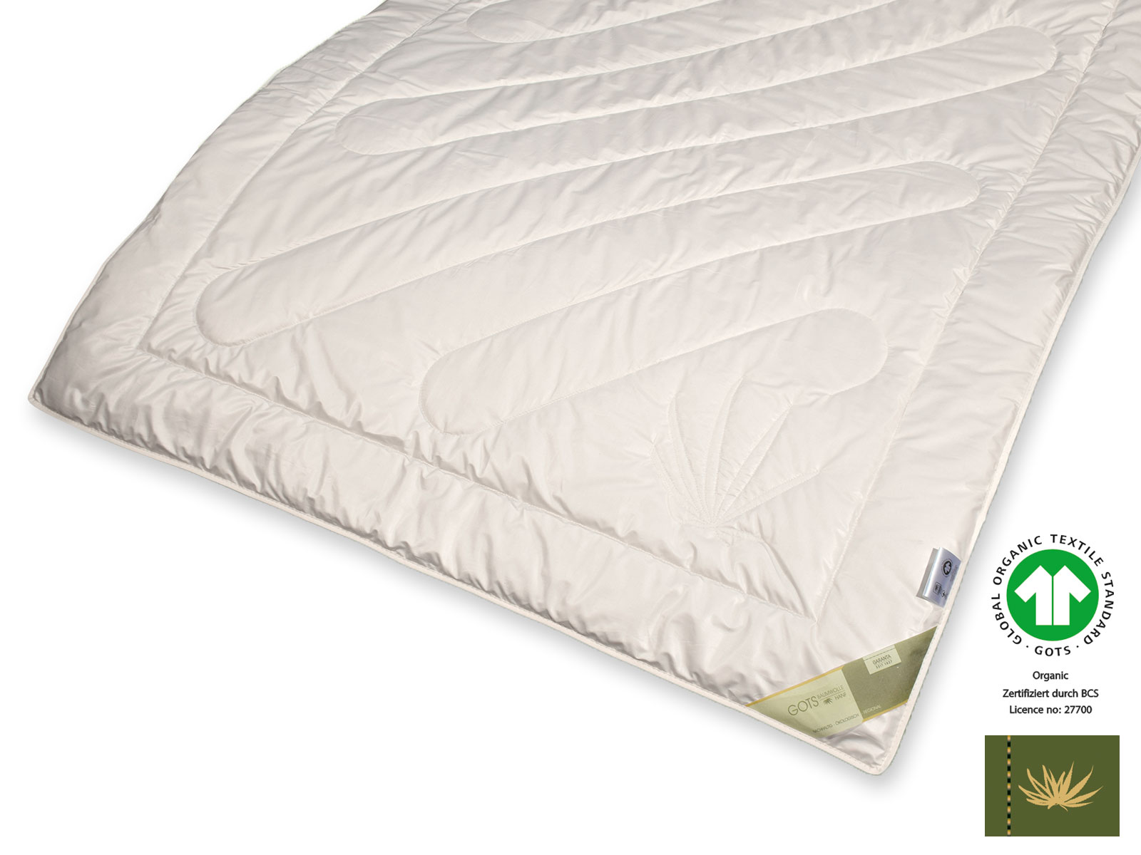 Bio-Hanf GOTSorganic Extra-Leichtsteppbett