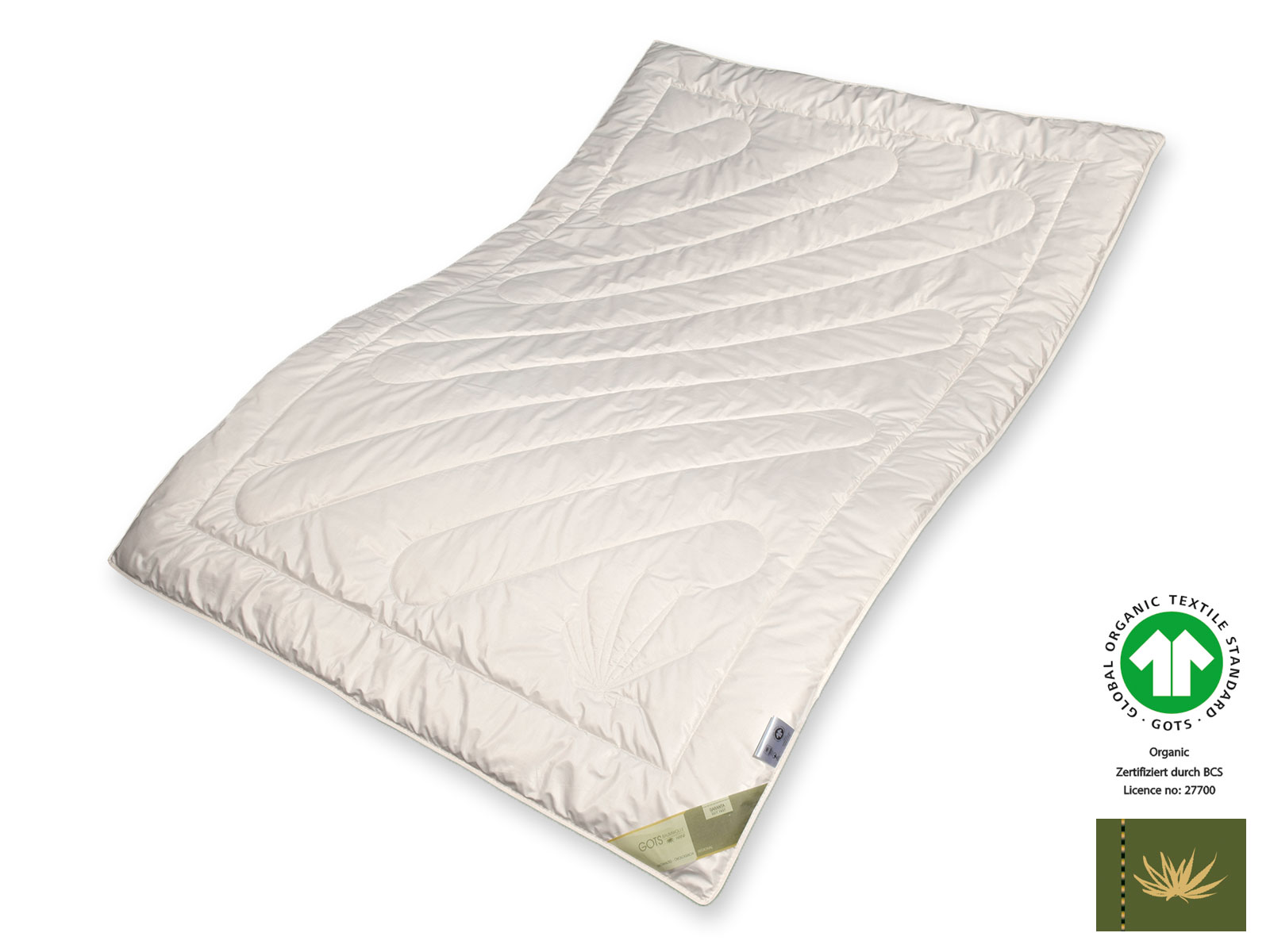 Bio-Hanf GOTSorganic Extra-Leichtsteppbett