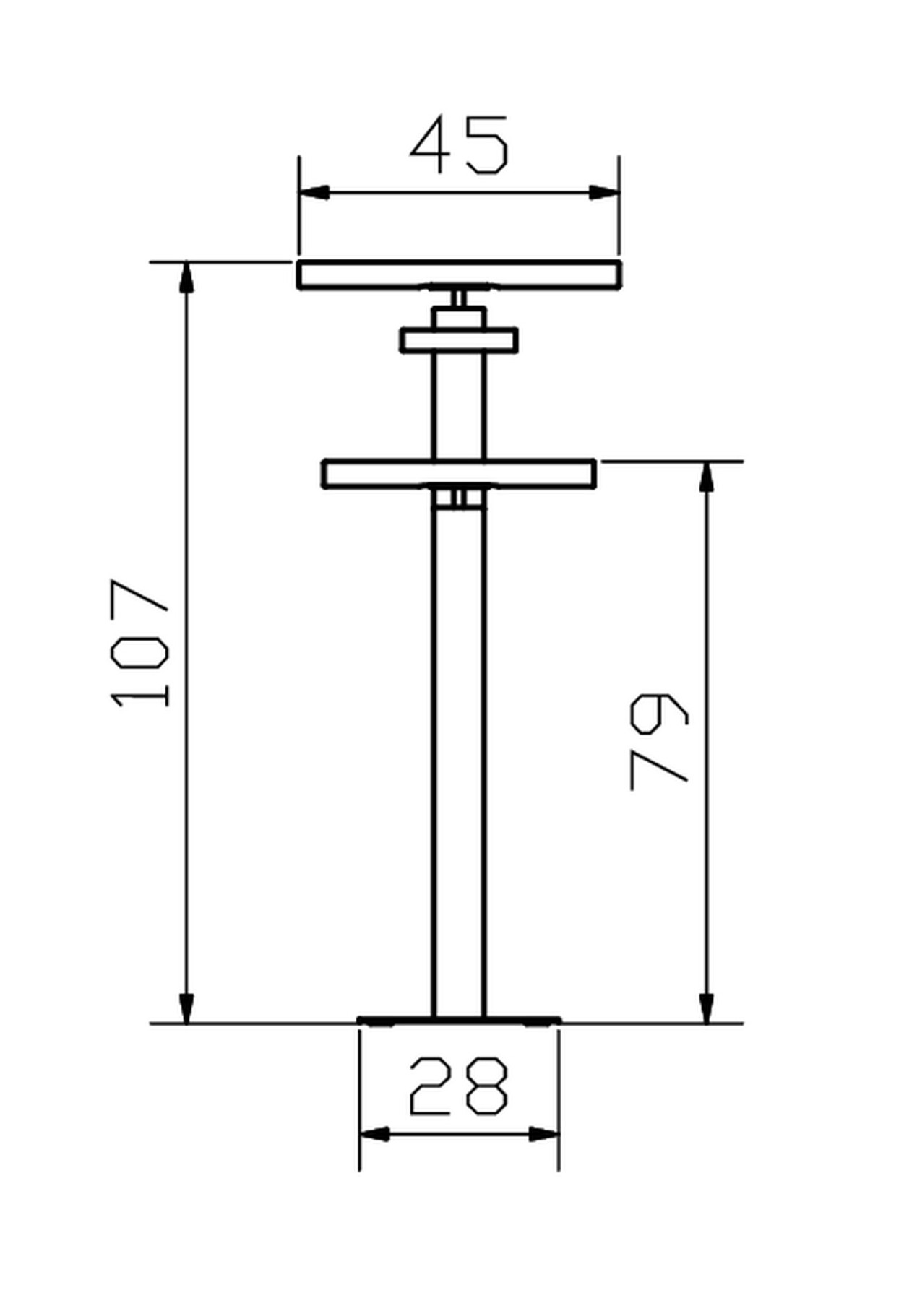 Hasena Oak-Line Herrendiener Claudio, Maße