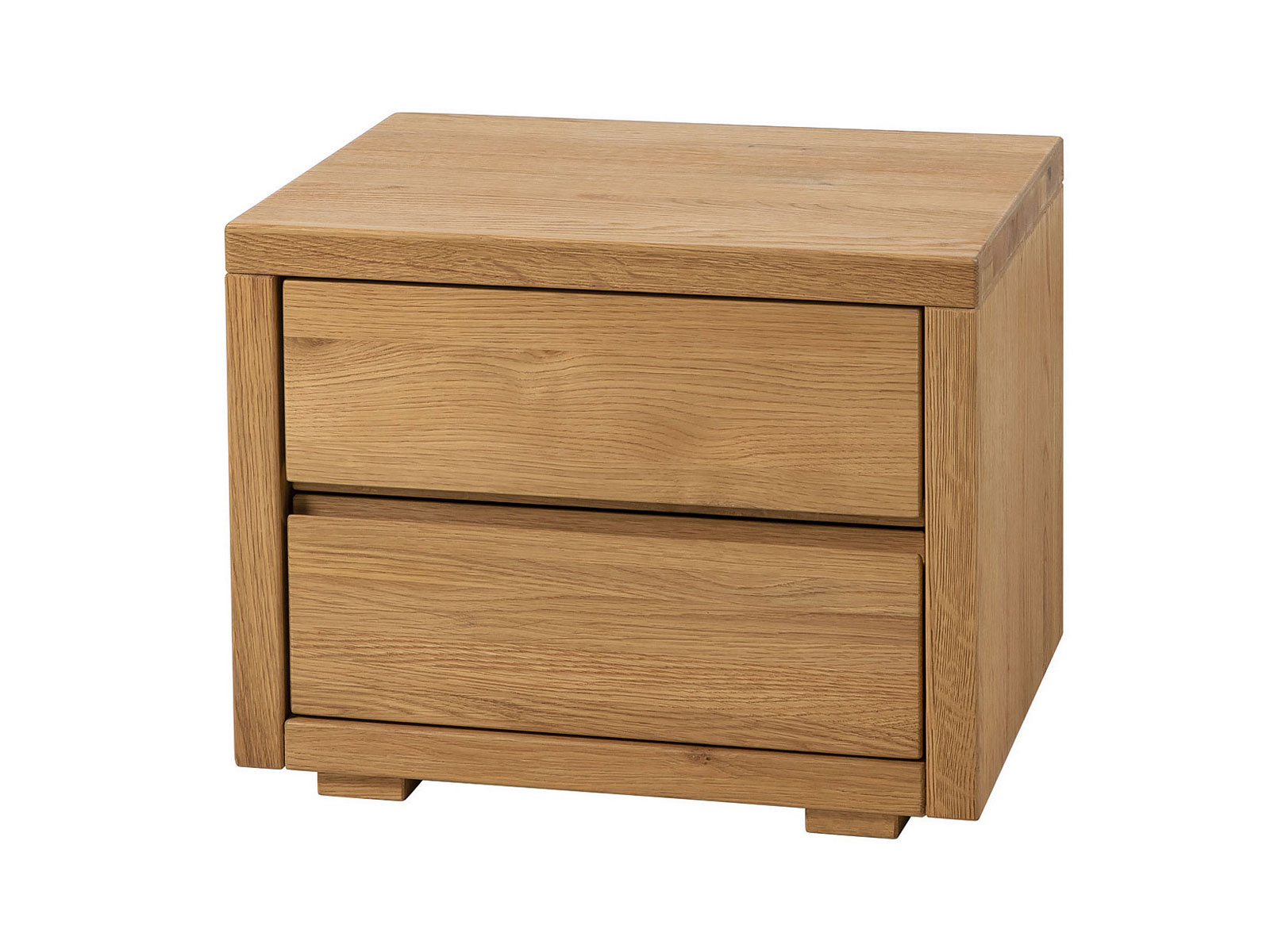 Naturo-Line Nachttisch Vera, Wildeiche pure, gebürstet, geölt