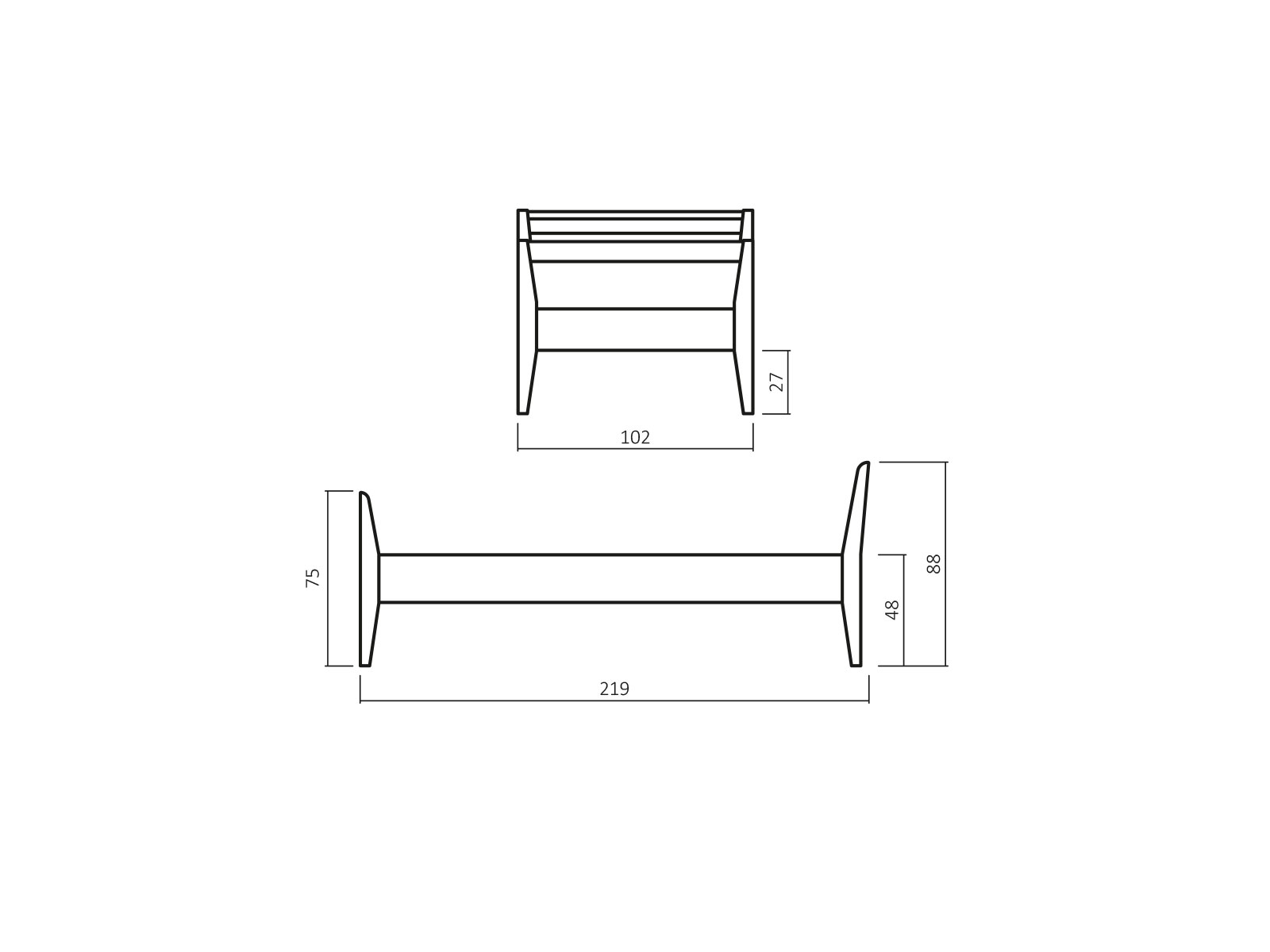Dico Komfortbett Como 450.00, Maße bei 90 x 200 cm