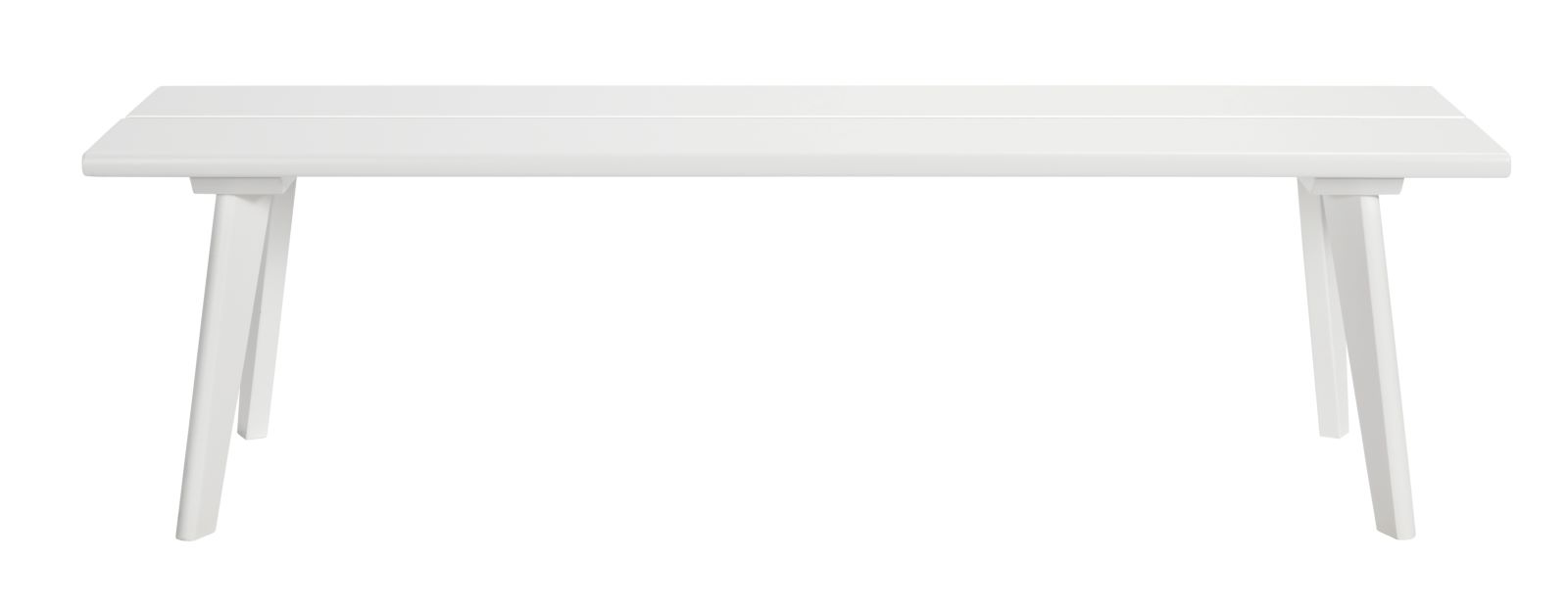 Buche weiss deckend, lackiert