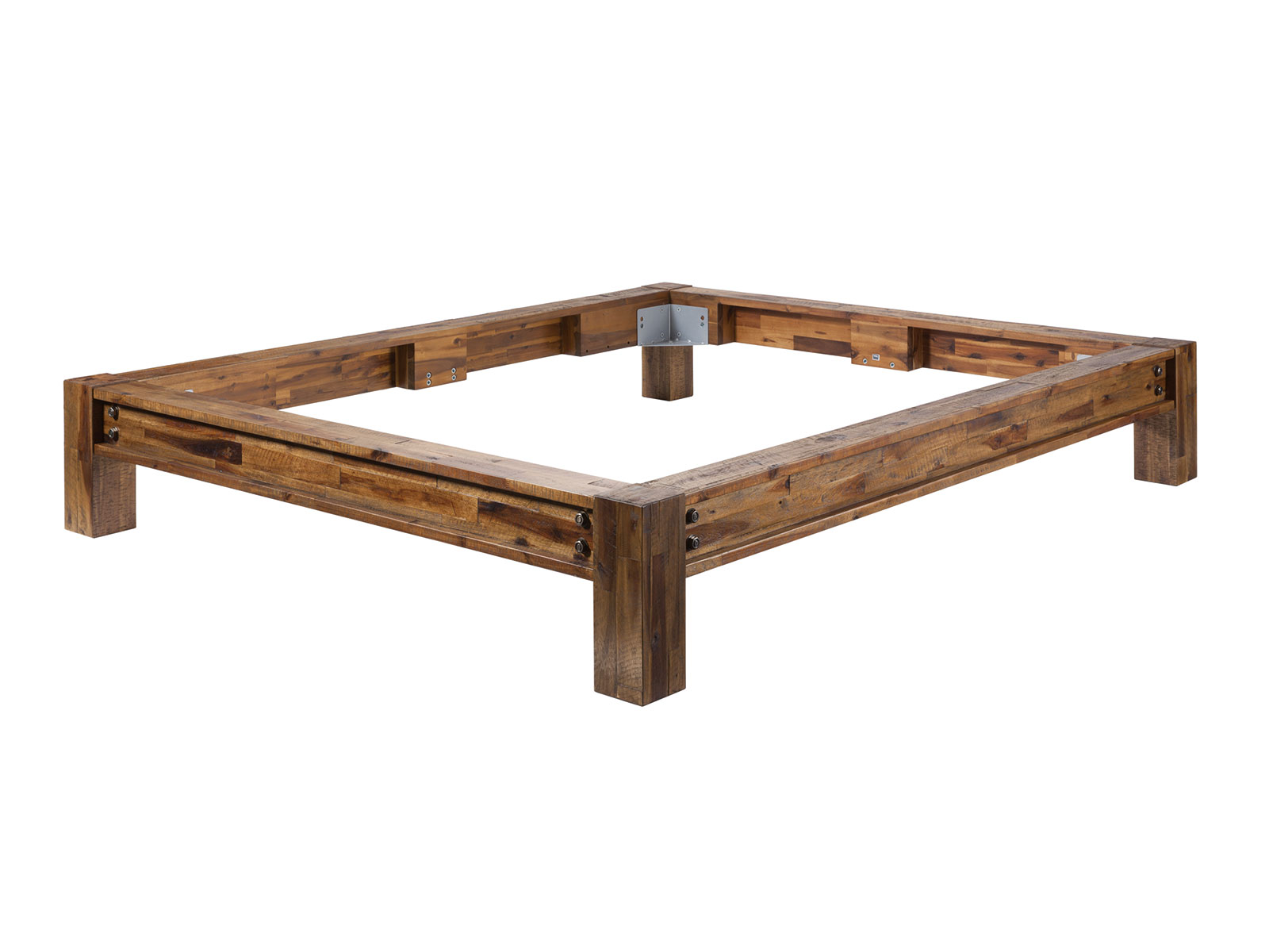 Factory-Line Bett San Luca, Akazie Vintage brown, lackiert