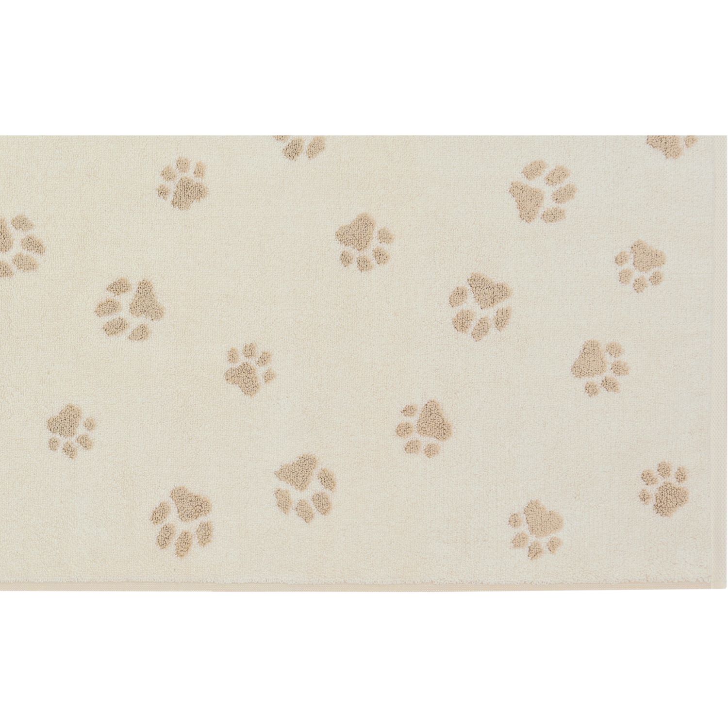 Cawö "Paws" Badematte (We love Dogs Edition) - Natur-Beige (Zoom)
