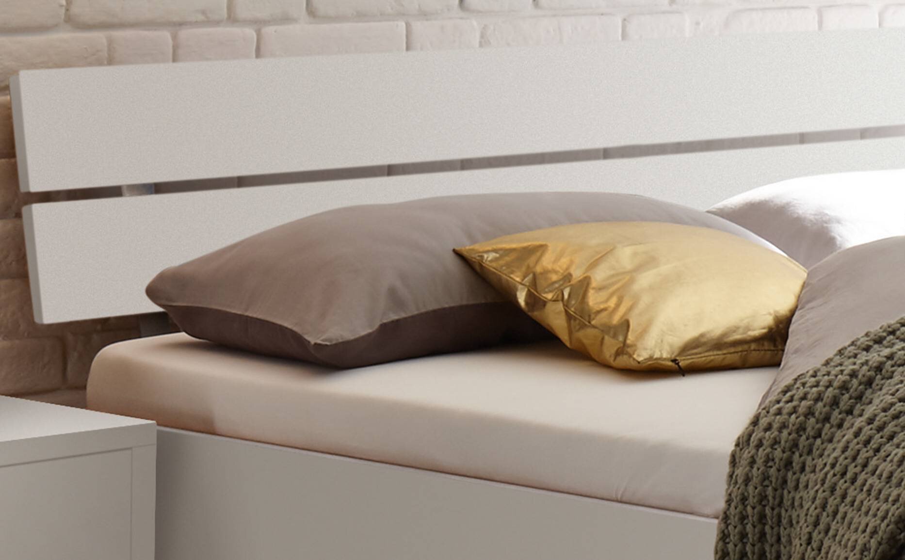 Weiss deckend, lackiert, MDF