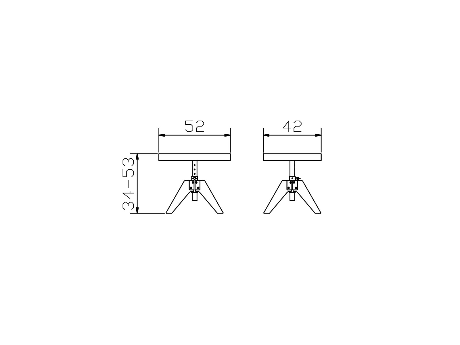 Hasena Oak-Wild Nachttisch Carpi, Maße