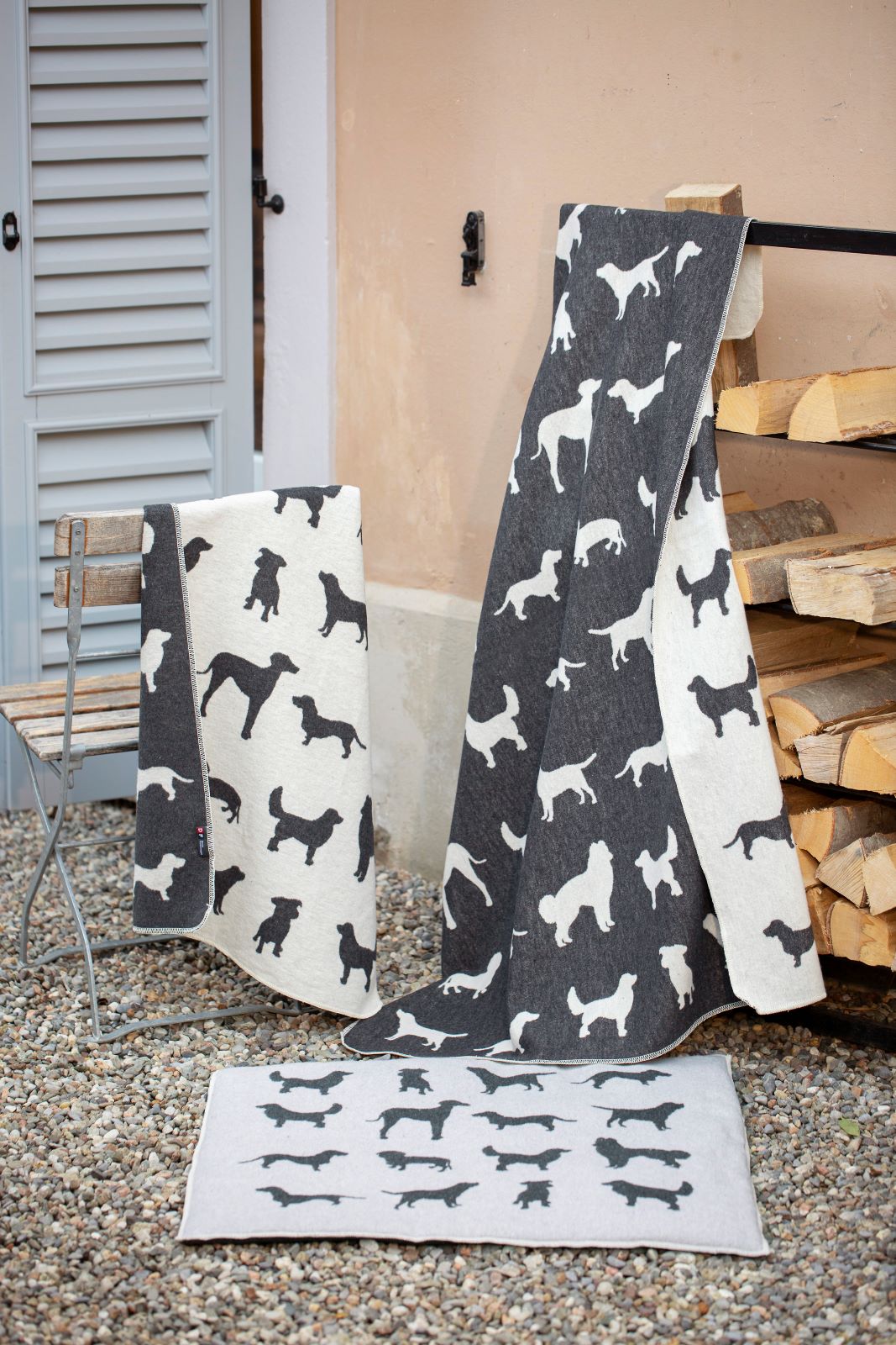 Haustierdecke Hunde Silhouette 6229/7154