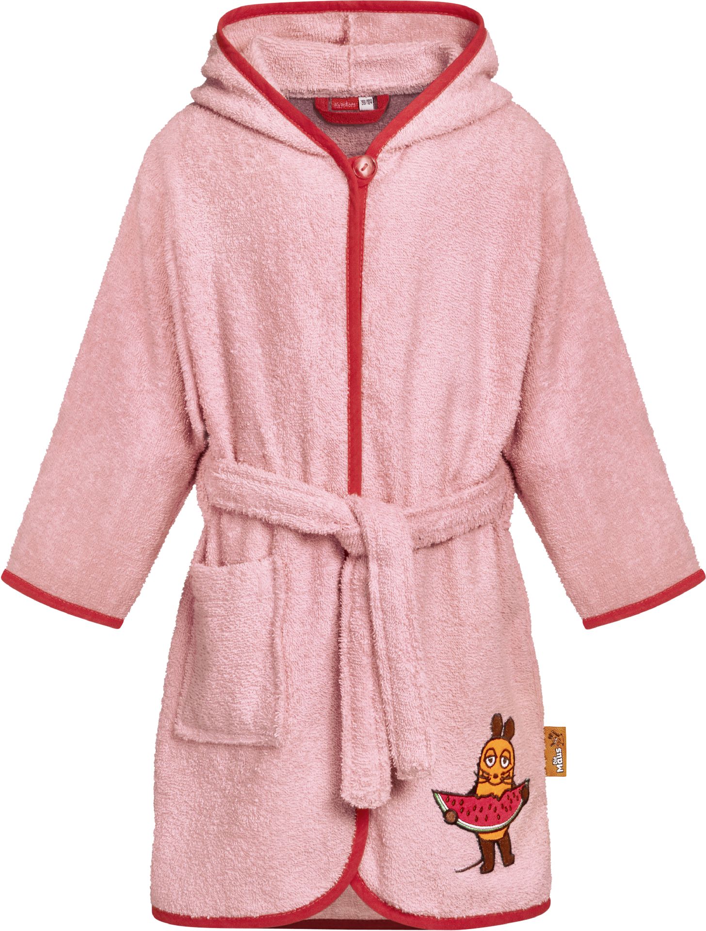 Playshoes Frottee Bademantel DIE MAUS Melone