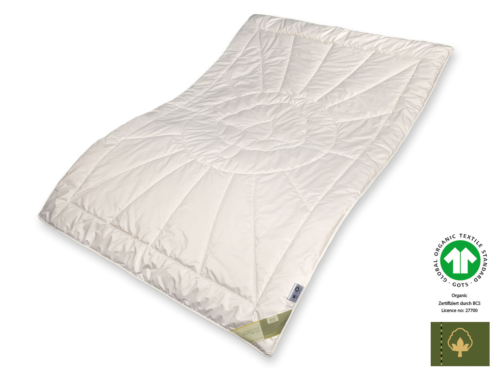 Bio-Cotton GOTS organic Extra-Leichtsteppbett