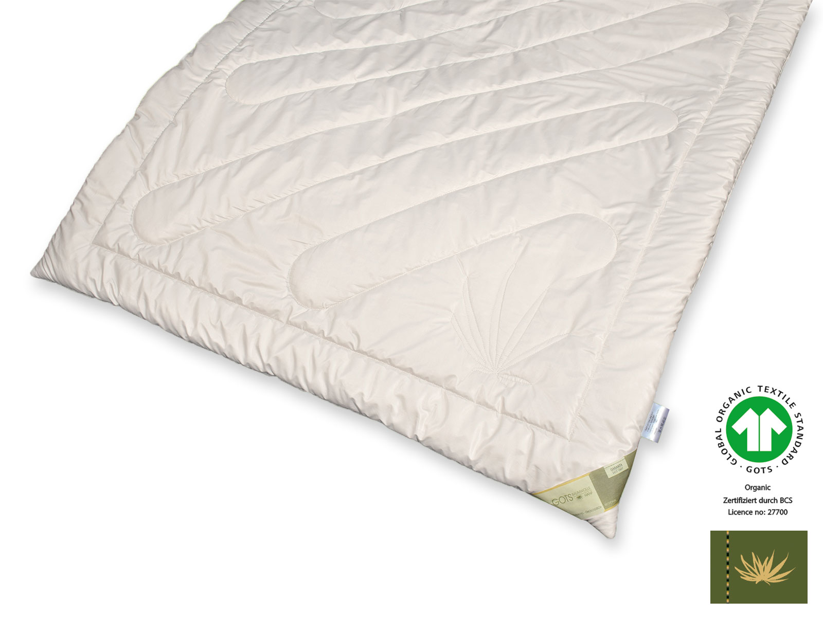 Bio-Hanf GOTSorganic Duo-Warm-Steppbett