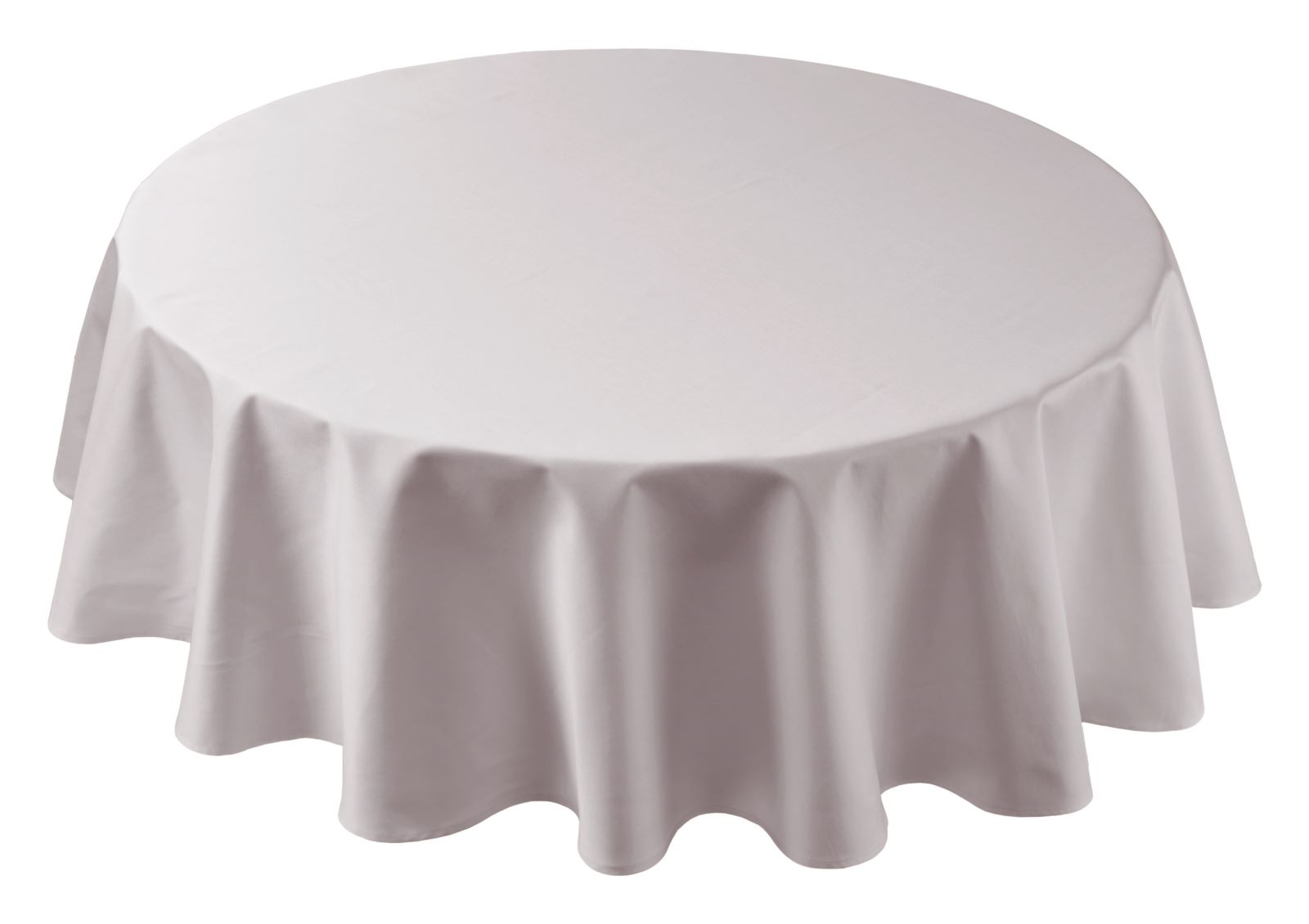 Tischtuch rund Dunstgrau