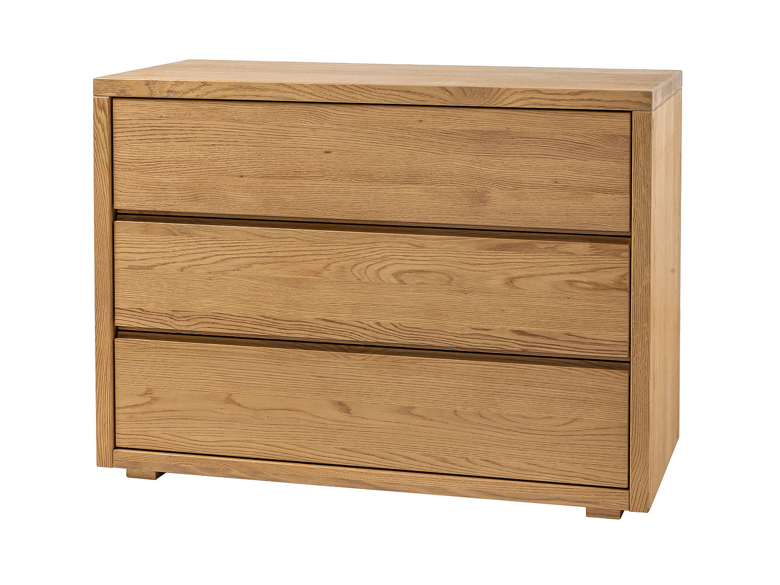 Naturo-Line Kommode Cassetto, Wildeiche pure, gebürstet, geölt