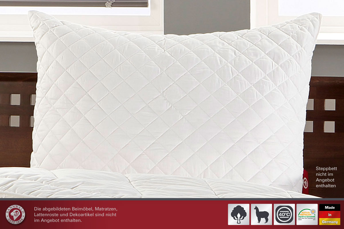 Sannwald Peru Kissen, gesteppt mit Reissverschluss