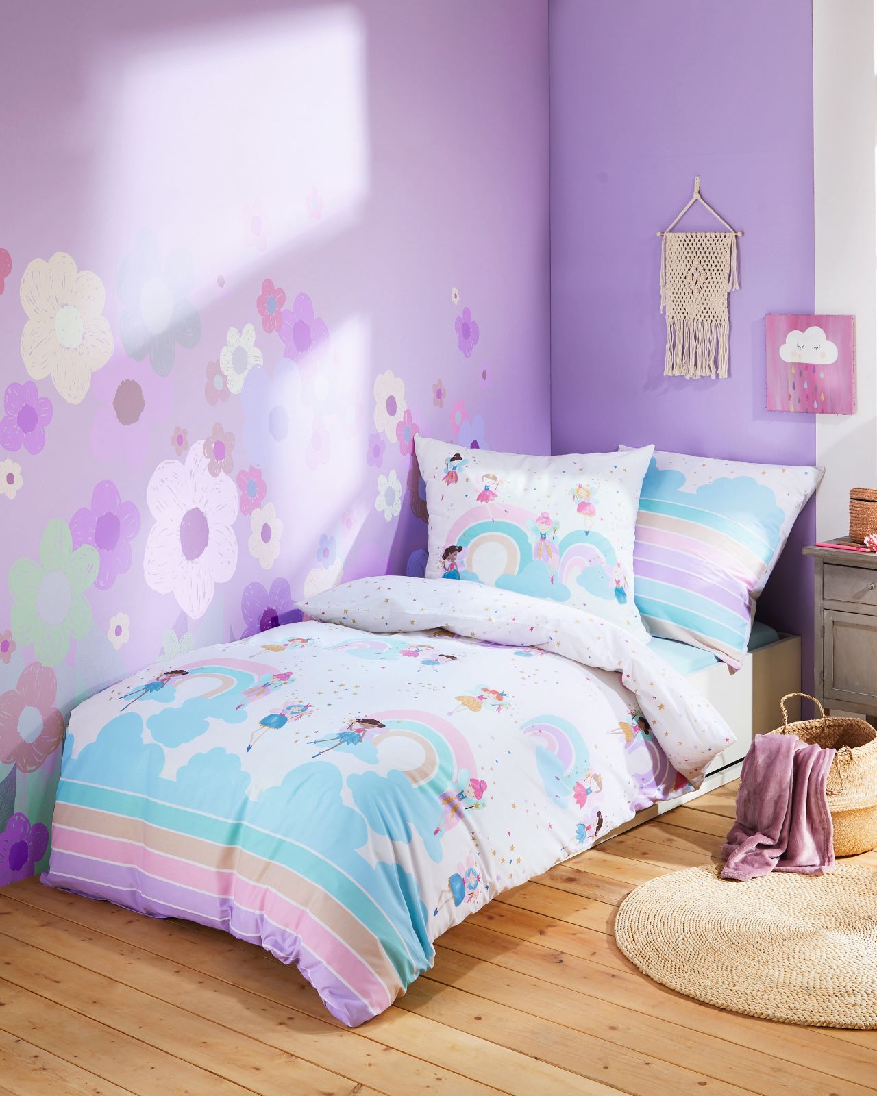 Kaeppel Renforcé Kinderbettwäsche Rainbow Fairies 486