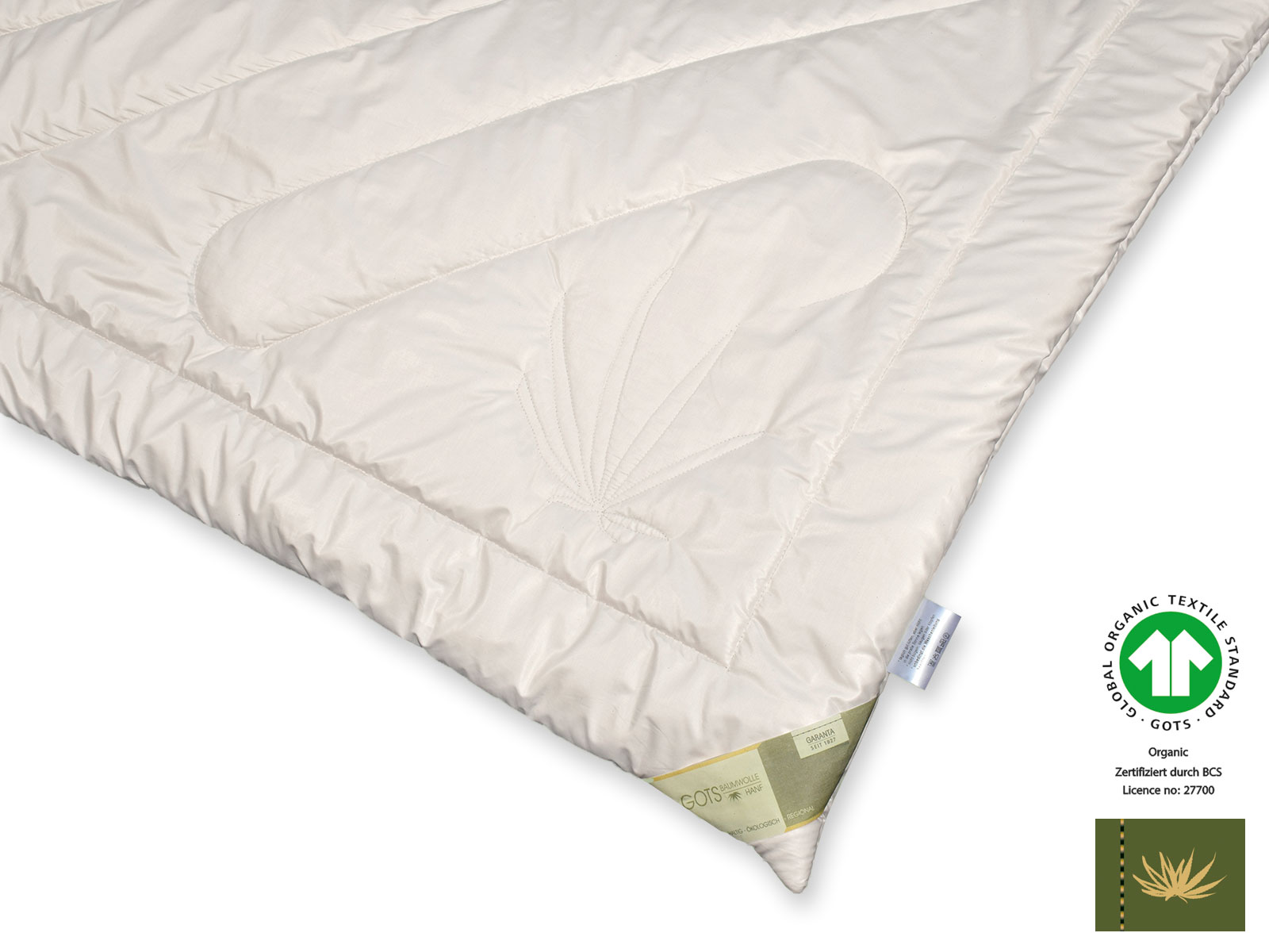 Bio-Hanf GOTSorganic Duo-Warm-Steppbett