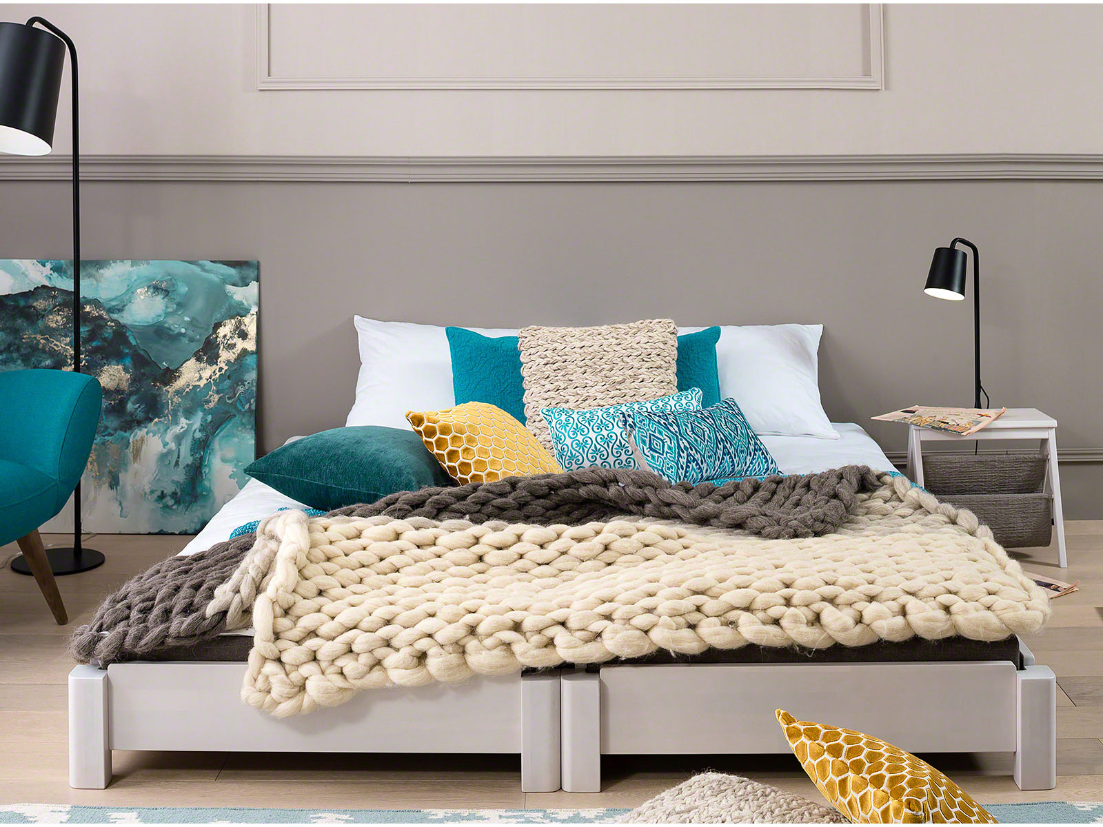 Dico Stapelbett Feldberg STB.01 als Doppelbett, Lieferung ohne Deko, Bettwaren und Matratzen