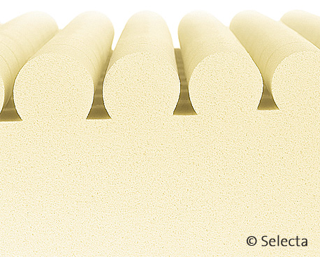 Selecta Kaltschaummatratze S6 - Körpergerechter Zylinderschnitt