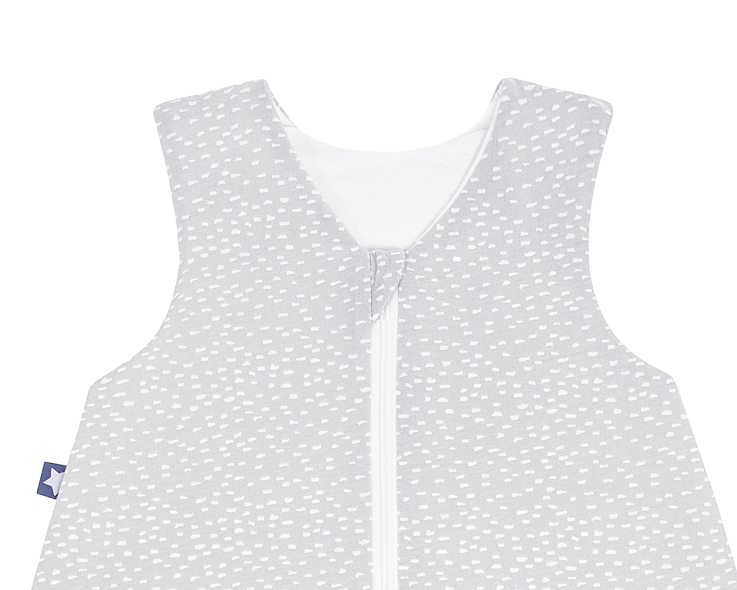 Zöllner Jersey Sommerschlafsack ungefüttert Tiny Squares Grey