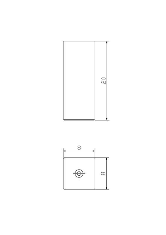 Maße Fußhöhe 20 cm