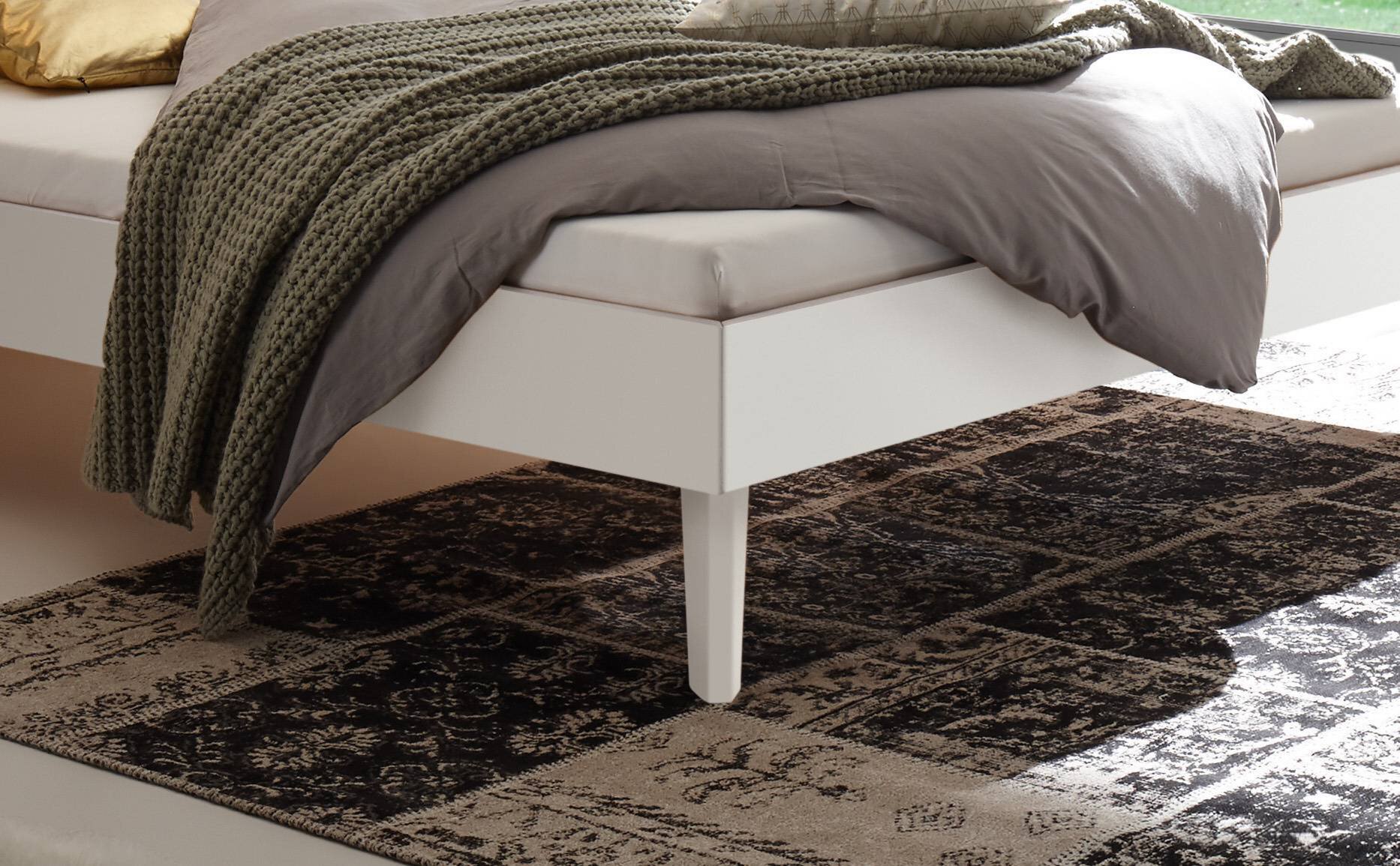 Weiss deckend, lackiert, MDF