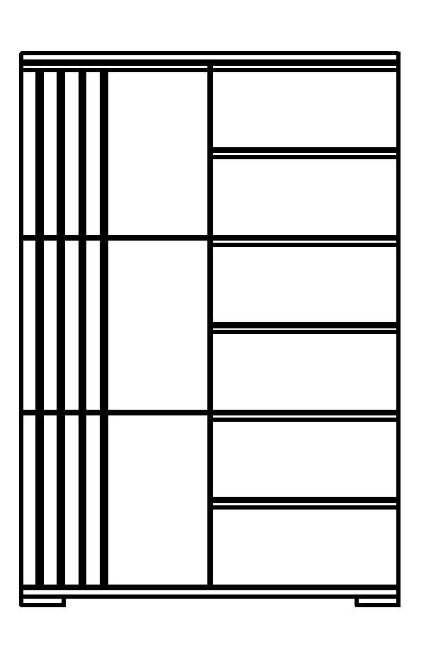 Kommode II: 90 x 131 x 45 cm