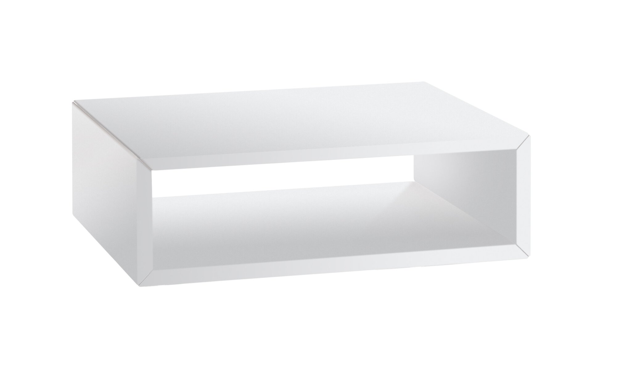 Weiss deckend, lackiert, MDF