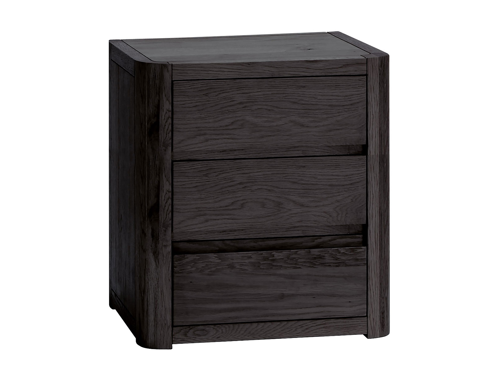 Hasena Oak-Line Nachttisch Koro, Eiche graphit, gebürstet, geölt