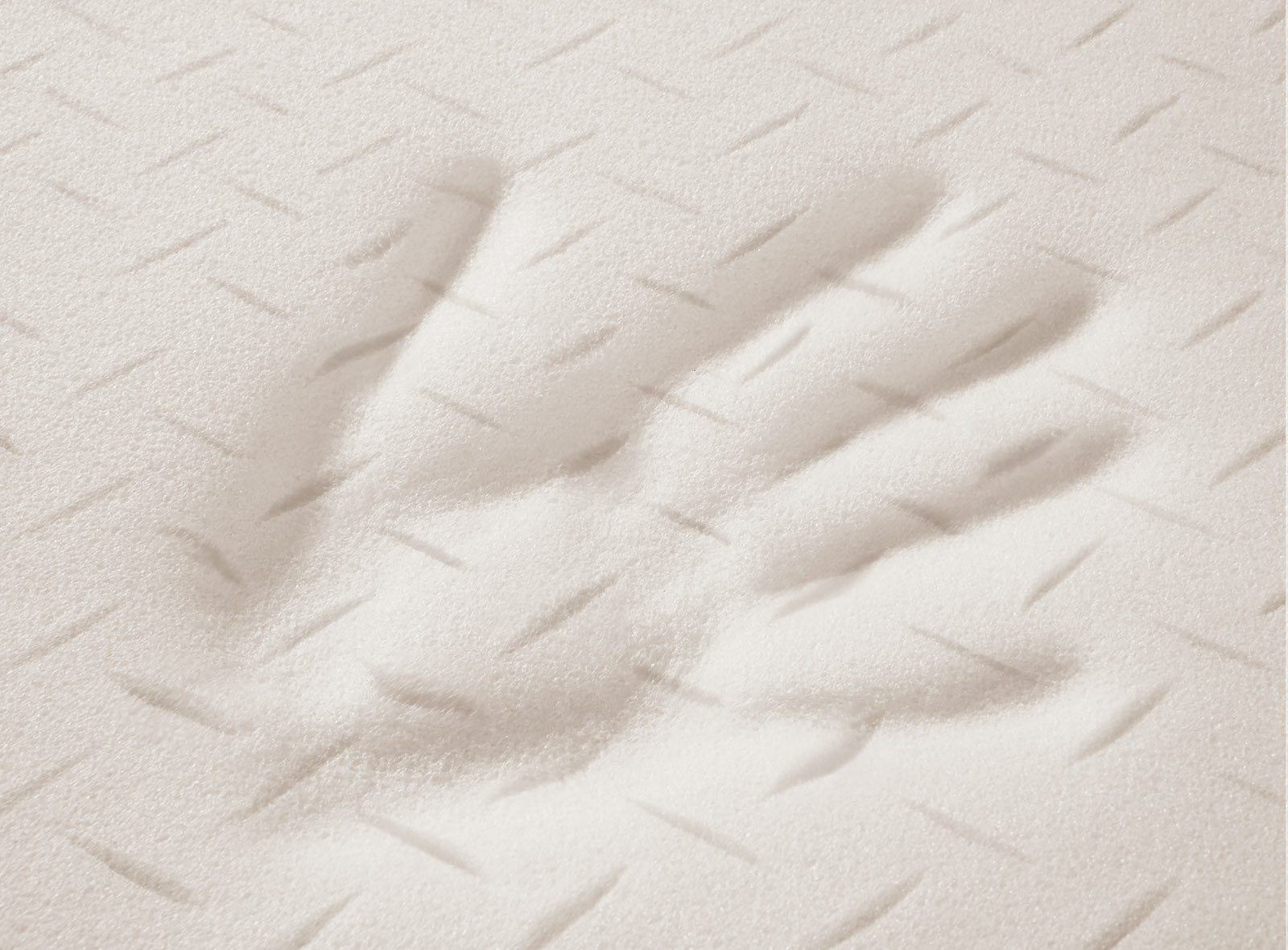 Viscoschaum mit Rhombo-therm Stanzung mit hervorragender Punktelastizität