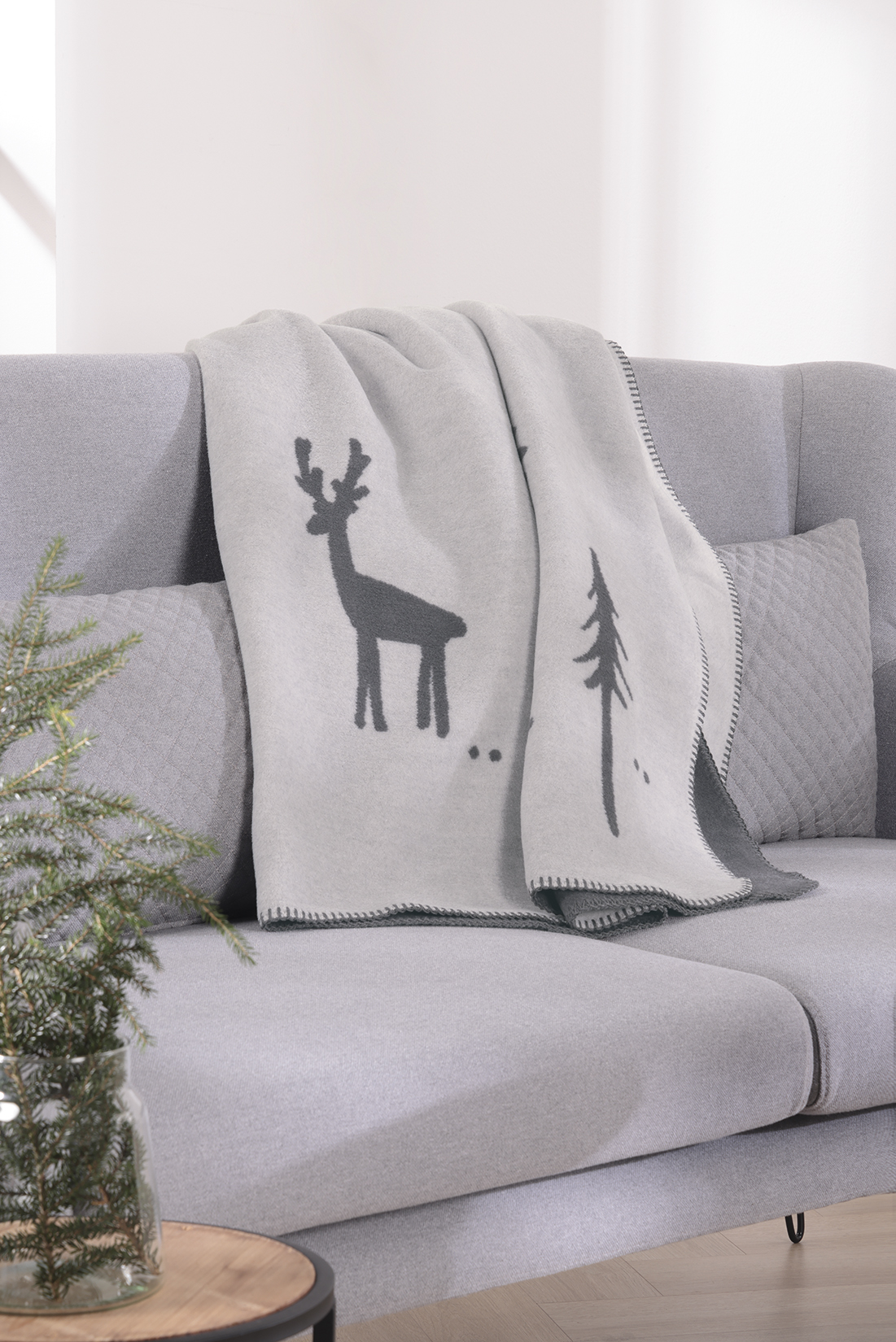 Cawö "Tannen" Wohndecke (Winter Edition)