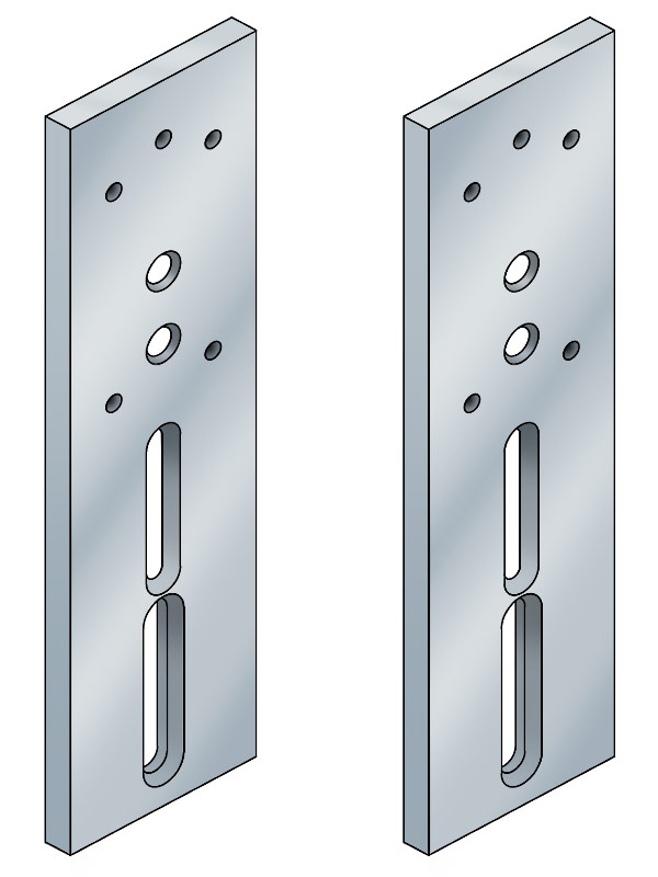 Modular Höhenverstellplatte für Kopfteil Varese