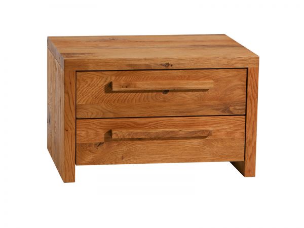 Hasena Oak-Wild Nachttisch Cera, Wildeiche natur, gebürstet, geölt