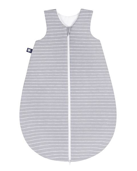 Zöllner Jersey Schlafsack gefüttert Grey Stripes