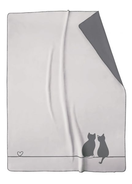Cawö "You & Me" Wohndecke (Cute Cats Edition)
