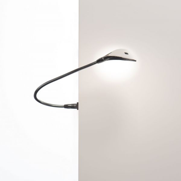 Modular LED-Beleuchtung Swanlite, 2er-Set, verchromt, für Kopfteil Varese