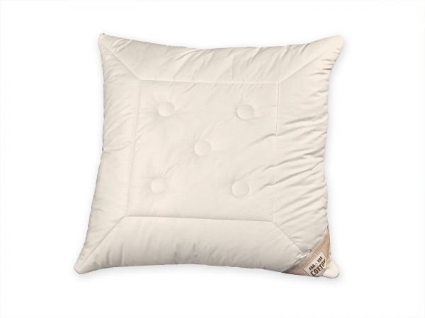 Bio-Kopfkissen Cotton mit Schafwollkugeln, Kissen in Größe 40 x 80 nicht abgebildet