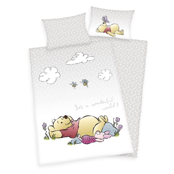 Herding Renforcé Kinder-Wendebettwäsche Winnie the Pooh 100 x 135 cm