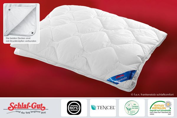 Schlaf-Gut Vierjahreszeiten-Steppbett Lyocell (Tencel)