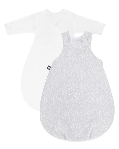 Zöllner Jersey Babyschlafsack Cosy Tiny Squares Grey
