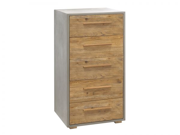 Oak-Wild Vintage Kommode Tola, Vintage natur, geölt
