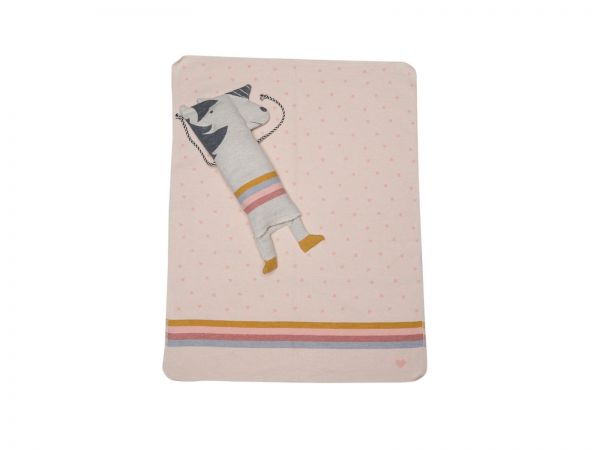 Einhorn Puppe mit Decke 7116