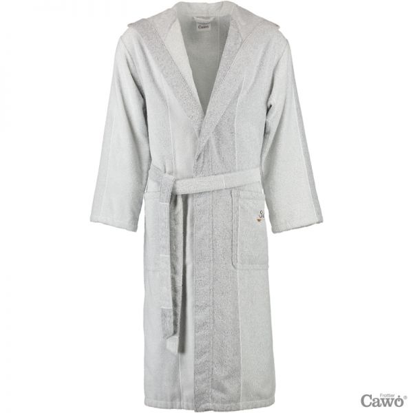 Cawö unisex Bademantel mit Kapuze Sauna 5006